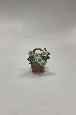 Royal Copenhagen Årsfigur 2008 - Kurv med Juleroser No. 520