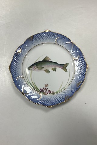 Royal Copenhagen Blåt Fiskestel Tallerken No. 19/3002