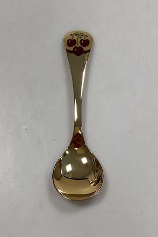 Georg Jensen Årsske 1997 i forgyldt Sterling Sølv