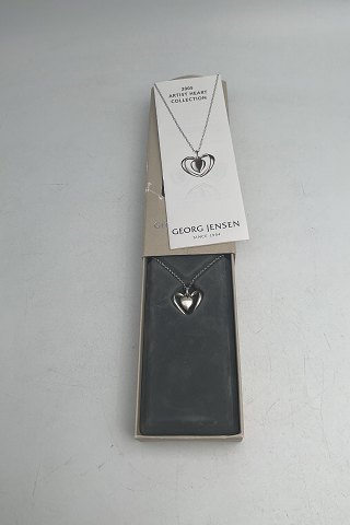 Georg Jensen Vedhæng i sterling sølv Kunsterhjerte 2005 - Lovely