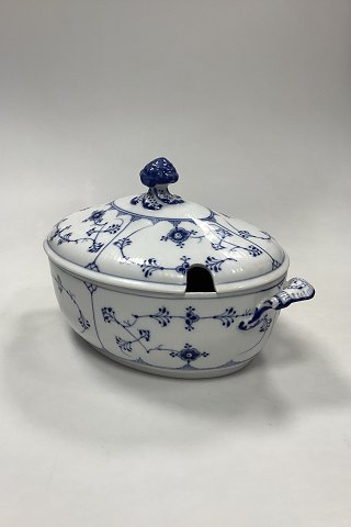 Royal Copenhagen Musselmalet Riflet Oval Terrin No. 214