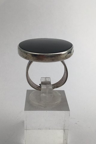 Niels Erik From Sterling Sølv Ring (Onyx)