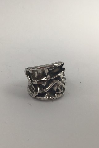 Jacob Hull Forsølvet Metal Ring