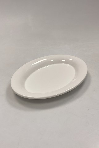 Royal Copenhagen Ursula oval Tallerken i Hvid No. 085