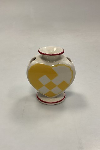 Aluminia Julehjerte i gult