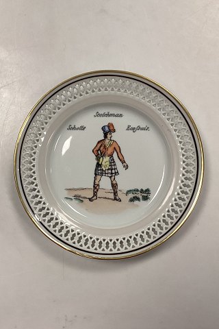 Bing og Grøndahl platte i serien Jordens Beboere Motiv No. 3 - Skotte