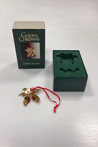 Georg Jensen Golden Christmas Julepynt - Julestjerne 2001