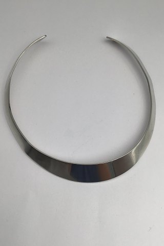 Georg Jensen Sterling Sølv Moderne Halsring