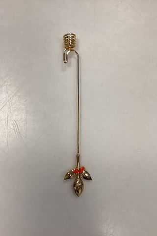 Georg Jensen Christmas Collectibles Lyseholder - Magnoliablad med bær 2016