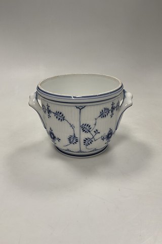 Royal Copenhagen Musselmalet Riflet Vinkøler / Urtepotteskjuler No. 287