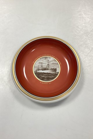 Royal Copenhagen Skål/Askebæger for Burmeister og Wain - RØD