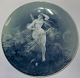 Bing & Grøndahl Carl Locher Unika Platte med Venus Fødsel fra omkring 1885