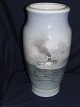 Royal Copenhagen Unika Vase med Ship af Theodor Kjølner fra 1945