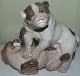 Royal Copenhagen Figur Bulldogs der leger No 2326