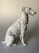 Bing & Grøndahl Figur Siddende Borzoi No 1814