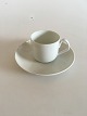 Bing og Grøndahl Henning Koppel Hvid Espresso Kop og Underkop No. 463 / 108B
