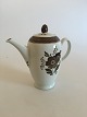 Royal Copenhagen Brun Tranquebar Fajance Kaffekande No 1105