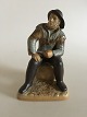 Bing & Grøndahl Stentøjs Figurine "Den gamle fisker fra skagen" No 2370