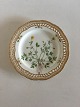 Royal Copenhagen Flora Danica Frokost Tallerken med Gennembrudt Kant No 3554