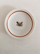 Royal Copenhagen Guldhornene med Orange Kant Kagetallerken No 883/9483