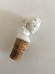 Royal Copenhagen Antik Prop i Bisque med motiv af Græsk/Romersk hoved 1820-1850