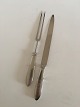 Georg Jensen Stainless Mat "Mitra" Forskærer Kniv og Gaffel Sæt