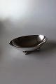 Hans Hansen Sterling Sølv Oval Skål No 396