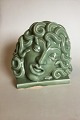 Royal Copenhagen Grøn Celadon Maske af Medusa No 2950, Hans Henrik Hansen 1927