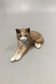 Royal Copenhagen figur af liggende Kat  No 332