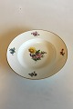 Royal Copenhagen Saksisk Blomst, Glat Dyb Tallerken No 493/10515