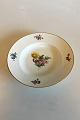 Royal Copenhagen Saksisk Blomst, Glat Dyb Tallerken No 493/10515