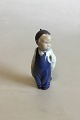 Royal Copenhagen Figur af Dreng med kost No 3250 PMN