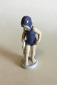 Royal Copenhagen Figur af Badepige, Månedsfigur Juli No. 4529 PMN