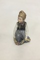 Royal Copenhagen Overglasur Figur Amager Dreng No 12414