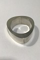 Georg Jensen Sterling Sølv Bred Armring Extra No 422 (Hængslet)