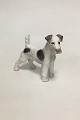 Bing og Grøndahl Figur af Ruhåret Foxterrier No. 1998