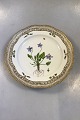 Royal Copenhagen Flora Danica Frokosttallerken No 20/3554 med gennembrudt kant