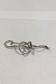 Georg Jensen Sterling Sølv Broche Forget-Me-Knot Torun No 384