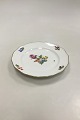 Royal Copenhagen Saksisk Blomst Let Bicelle Kagetallerken No 493/2032