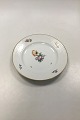 Royal Copenhagen Saksisk Blomst Let Bicelle Frokosttallerken No 493/2069