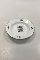 Royal Copenhagen Saksisk Blomst Let Bicelle Lille Dyb Tallerken No 493/2027