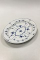 Royal Copenhagen Musselmalet Riflet Ovalt fad No. 97