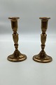 Pair of danish made brass candlesticks from c. 1950