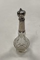 Parfumeflacon i glas med sølvmontering 19. årh.