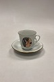 Bing og Grøndahl Carl Larsson Kaffekop og underkop No. 4503/305 Motiv 3