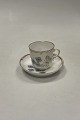 Tidlig Royal Copenhagen Art Nouveau Kop og underkop No 3