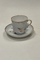 Tidlig Royal Copenhagen Art Nouveau Kop og underkop No 6