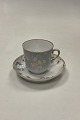 Tidlig Royal Copenhagen Art Nouveau Kop og underkop No 9