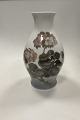 Royal Copenhagen Art Nouveau Vase med Blomster No. 580 / 2586