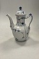 Royal Copenhagen Musselmalet Riflet Stor kaffekande No. 49